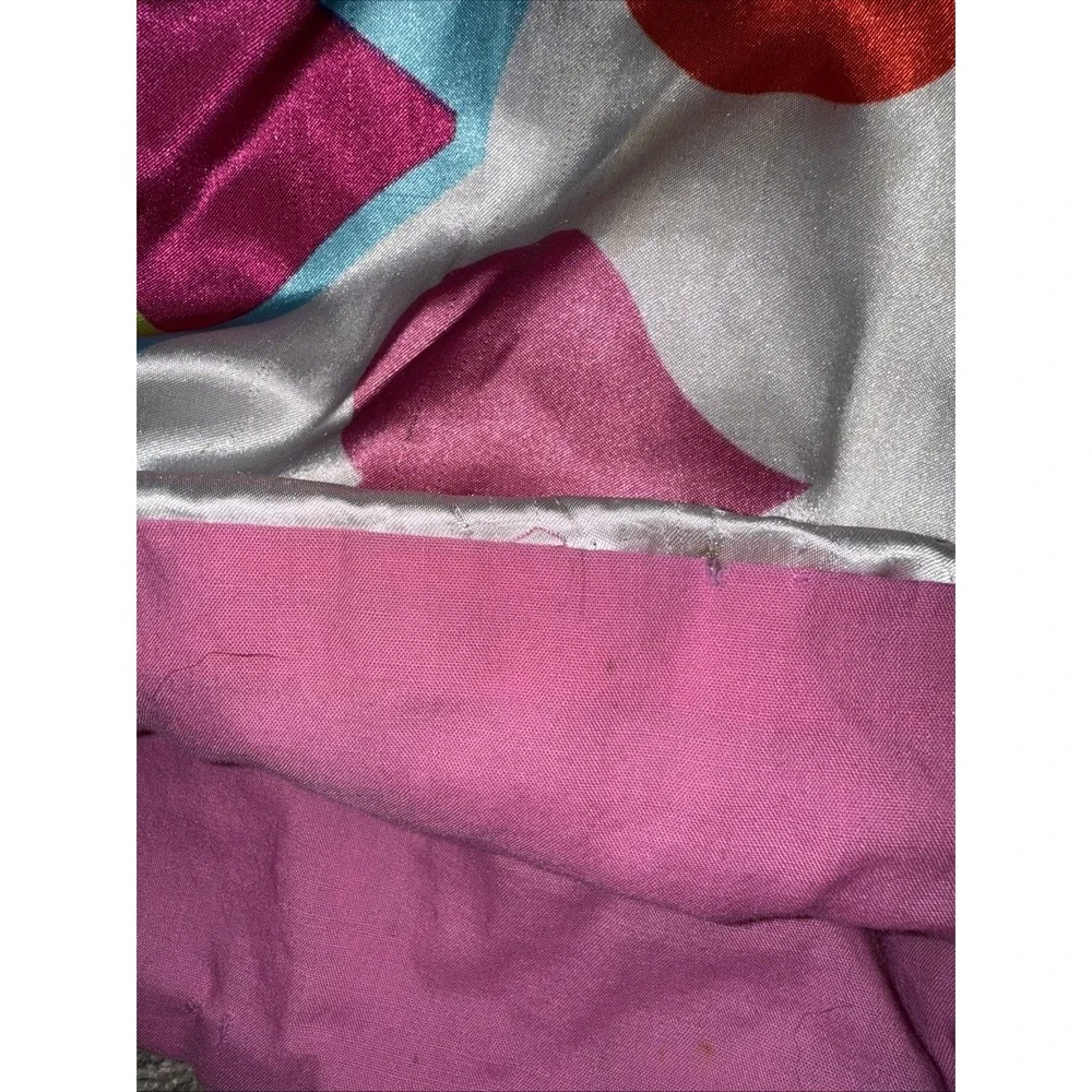 Vintage Dora‎ The Explorer Satin Throw Blanket Multicolored Pink Back 50x40